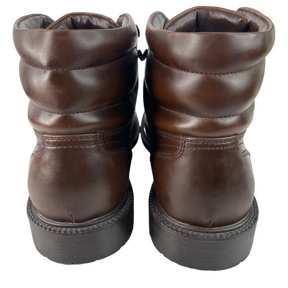 Unlisted by Kenneth Cole Roll With It Faux Leather Boots Brown Mens 13 M - Picture 6 of 9